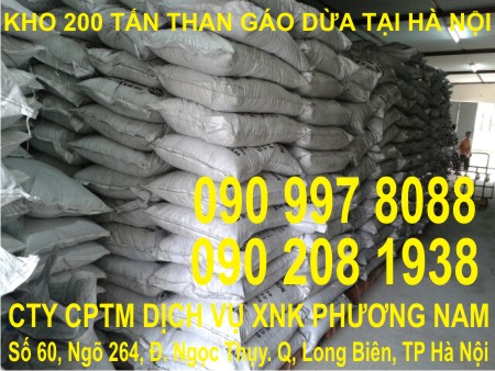 THAN GÁO DỪA LỌC KHÍ THẢI 8000 & 16000/TẤN, Xuất xứ Việt Nam