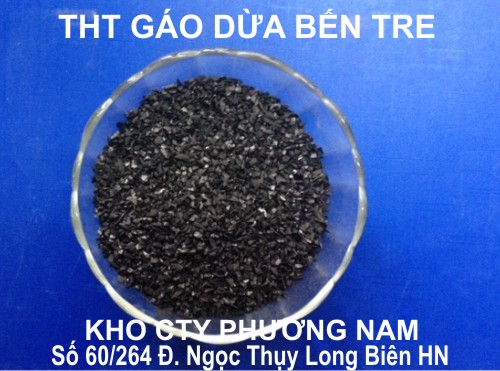 Than hoạt tính gáo dừa lọc nước giếng khoan 16.000/tấn kho Hà Nội, Xuất xứ Việt Nam